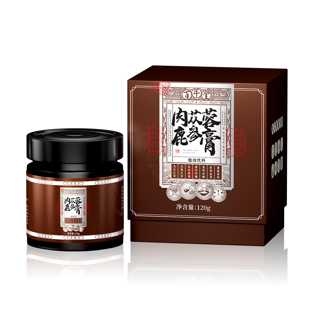 00￥百年堂老牌阿胶片经典铁盒装868